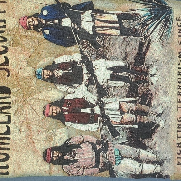 Homeland security,  Grand Canyon 1492 territory. Size med. Blue.. - Picture 5 of 7